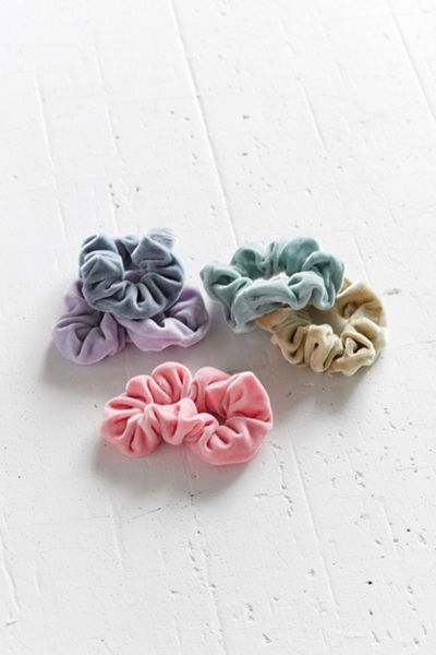 Velvet Hair Scrunchie Set