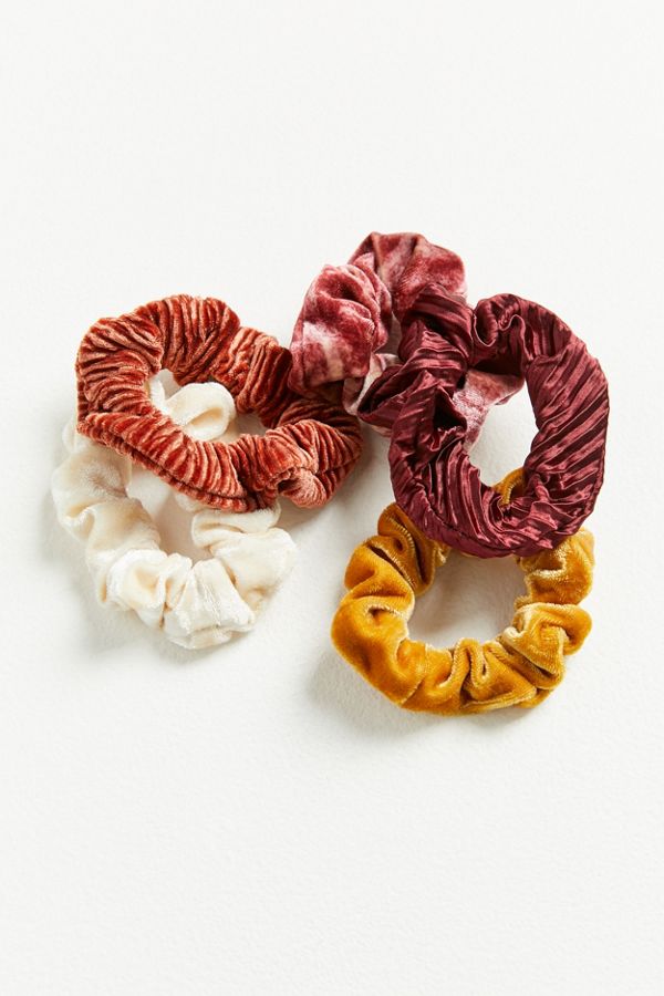 Velvet Hair Scrunchie Set Urban Outfitters Canada