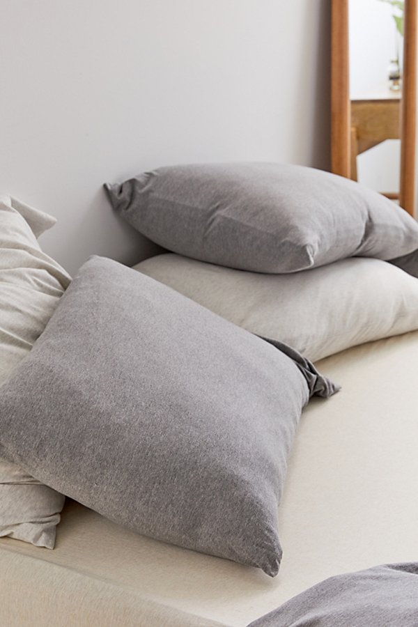 Urban Outfitters T-shirt Jersey Pillowcase Set In Grey