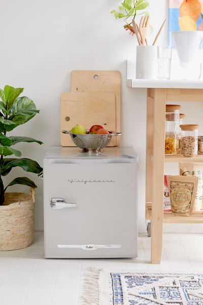 Urban Outfitters Mini Refrigerator In Grey