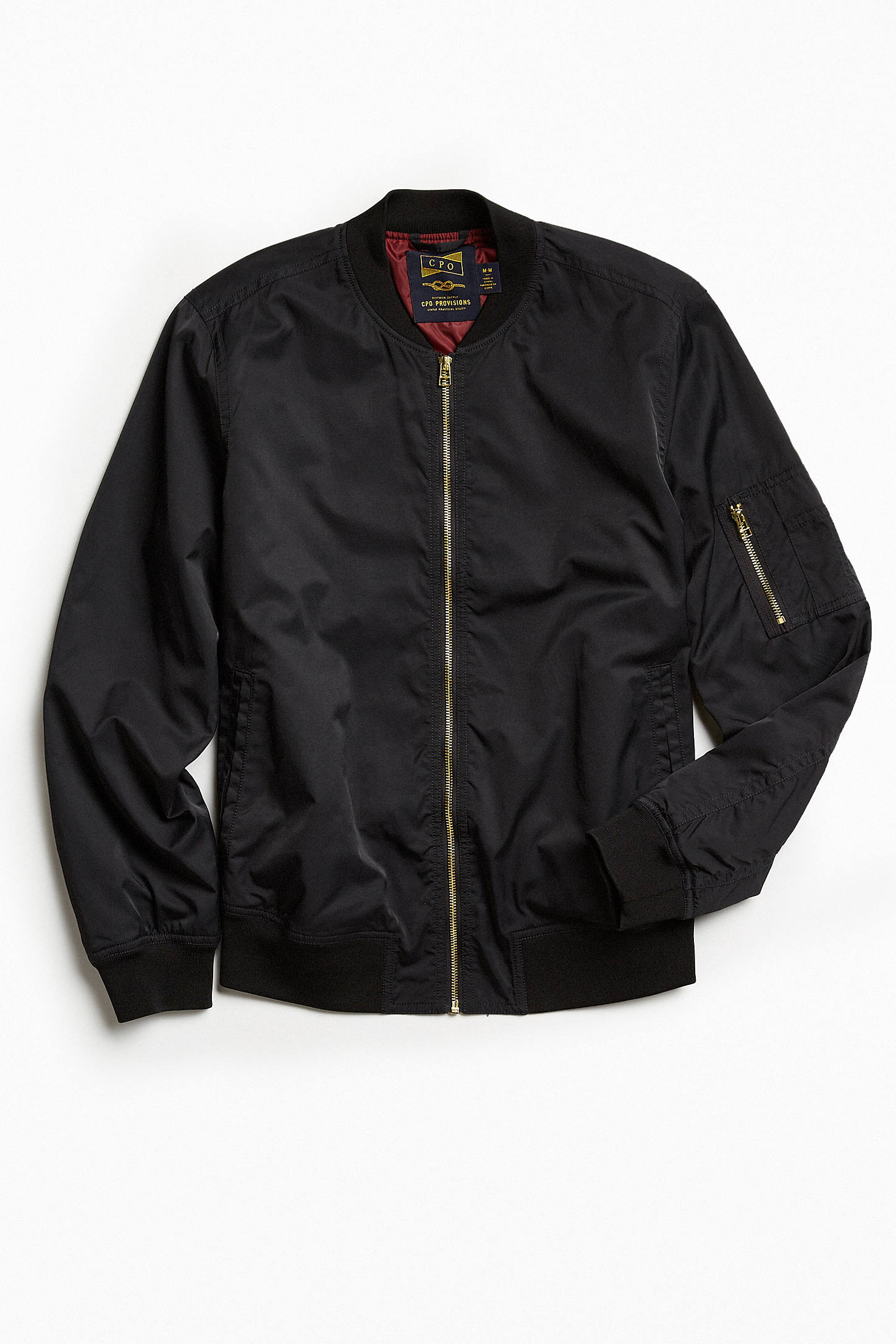CPO Nylon Bomber Jacket | Urban Outfitters