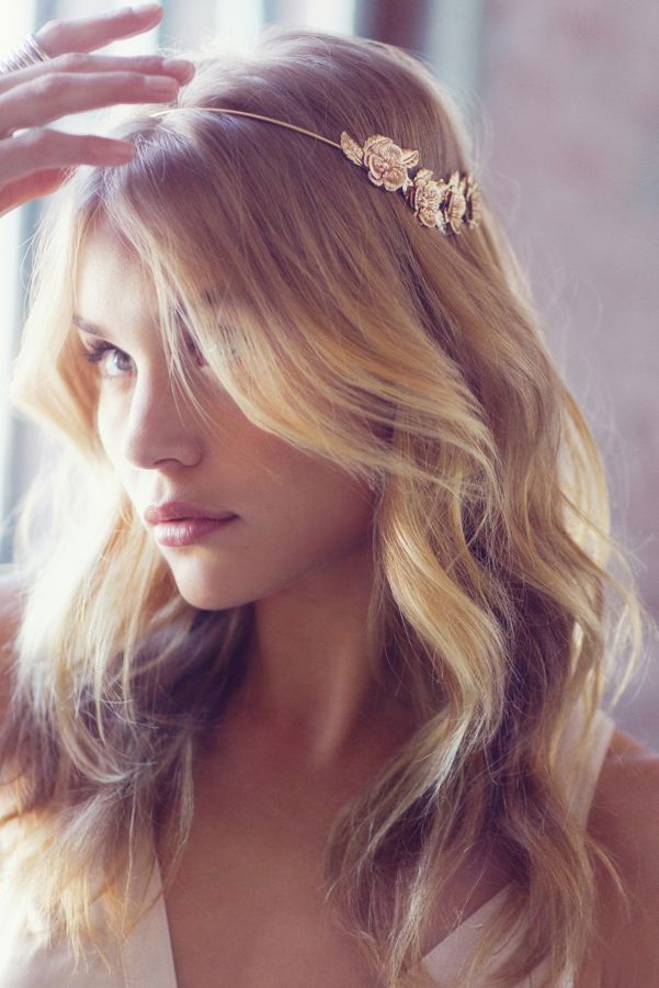 Download Golden Flower Halo Headband | Urban Outfitters