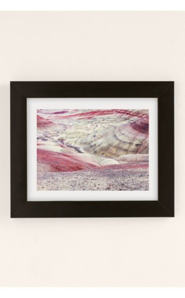 Urban Outfitters Christina Hicks Painted Hills Art Print In Modern Black