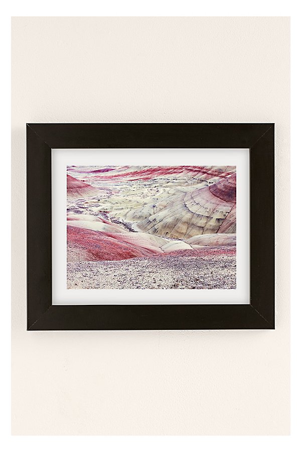 Urban Outfitters Christina Hicks Painted Hills Art Print In Modern Black