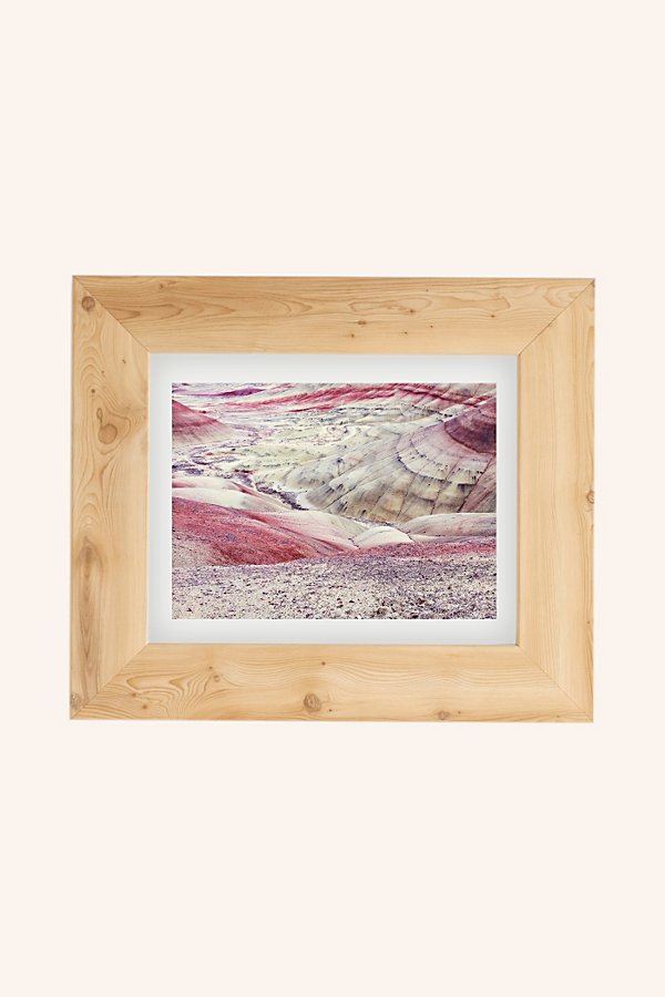 Urban Outfitters Christina Hicks Painted Hills Art Print In Pine