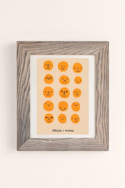 Urban Outfitters Hiller Goodspeed Faces I Know Art Print