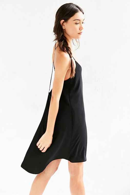 Ecote V-Neck Strappy-Back High/Low Dress - Urban Outfitters
