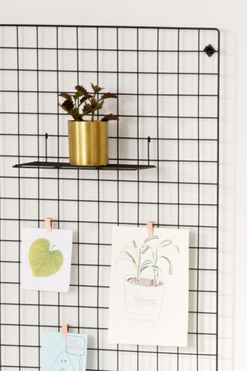 Wire Wall Grid Shelf