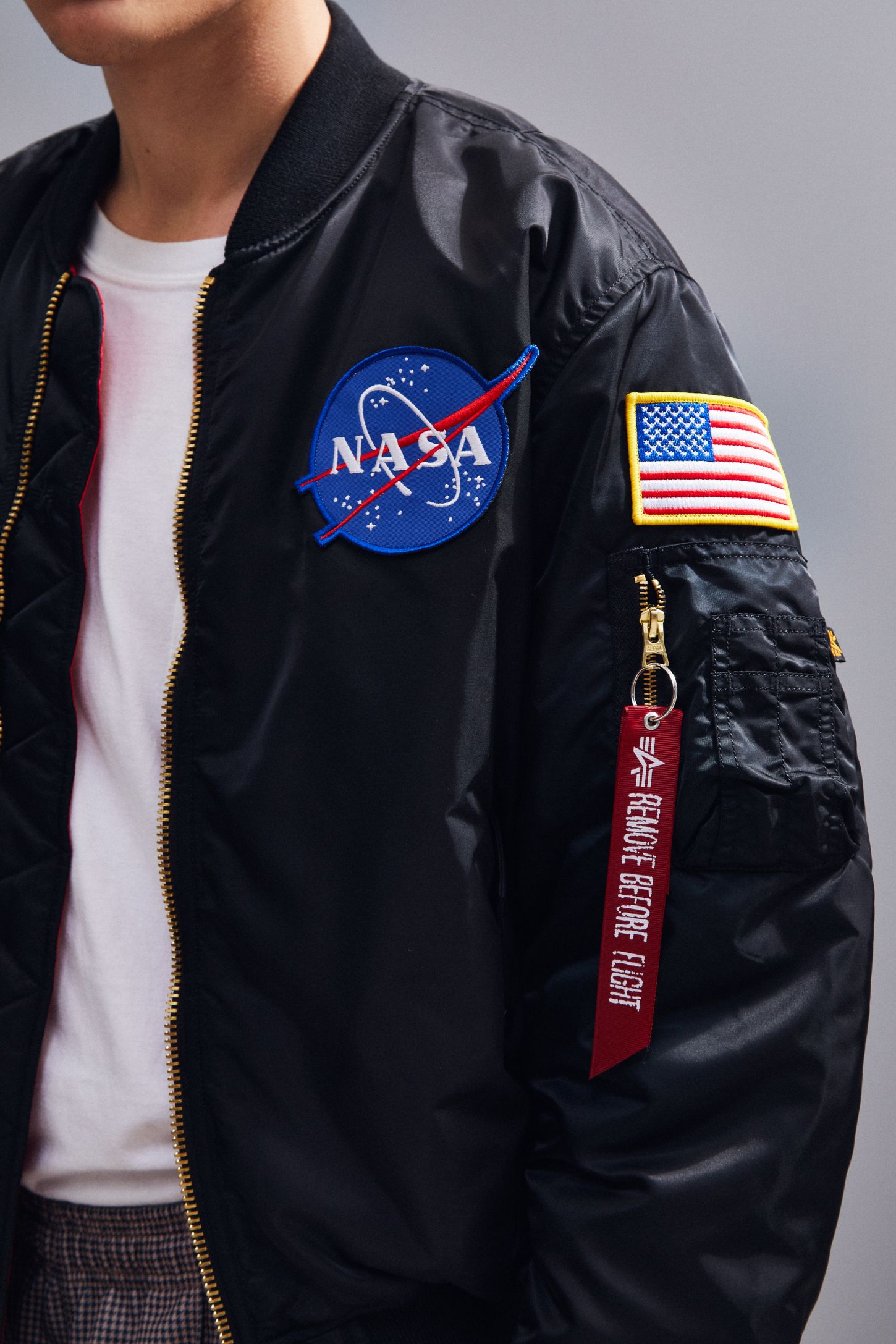 Alpha Industries Nasa Ma 1 Bomber Jacket Urban Outfitters