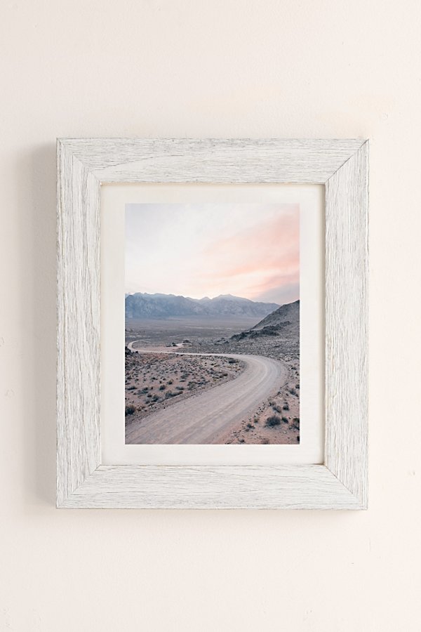 Urban Outfitters Morgan Phillips Dusty Road Art Print In White Barnwood