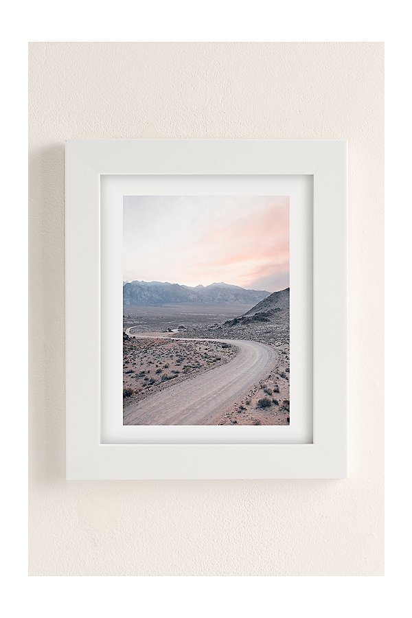 Urban Outfitters Morgan Phillips Dusty Road Art Print In Modern White
