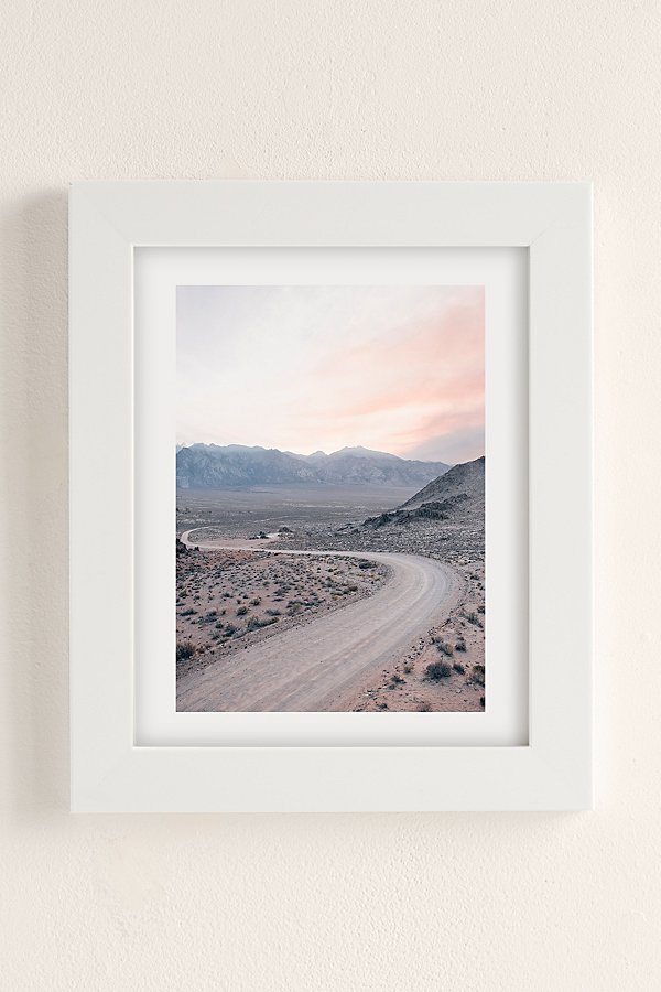 Urban Outfitters Morgan Phillips Dusty Road Art Print In White Matte