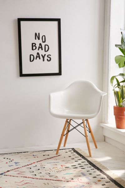 Urban Outfitters The Nectar Collective No Bad Days Art Print In Black Wood