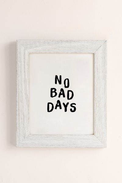 Urban Outfitters The Nectar Collective No Bad Days Art Print