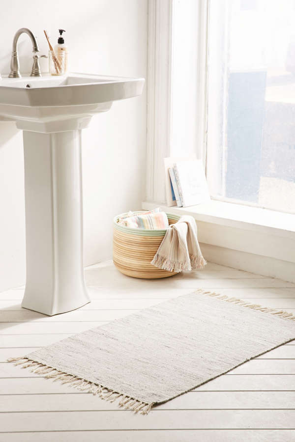 Slide View: 5: Heathered Banana Silk Rug
