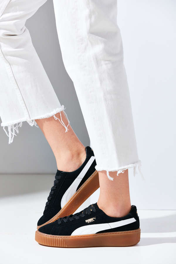 puma basket suede platform puma basket suede platform