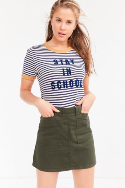 BDG Twill Utility Mini Skirt - Urban Outfitters
