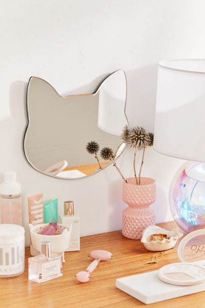 Kitty Face Acrylic Mirror
