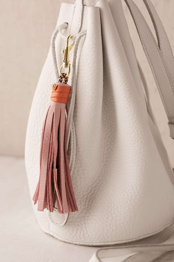 Usb Leather Tassel Keychain Charging Cord Urban Outfitters