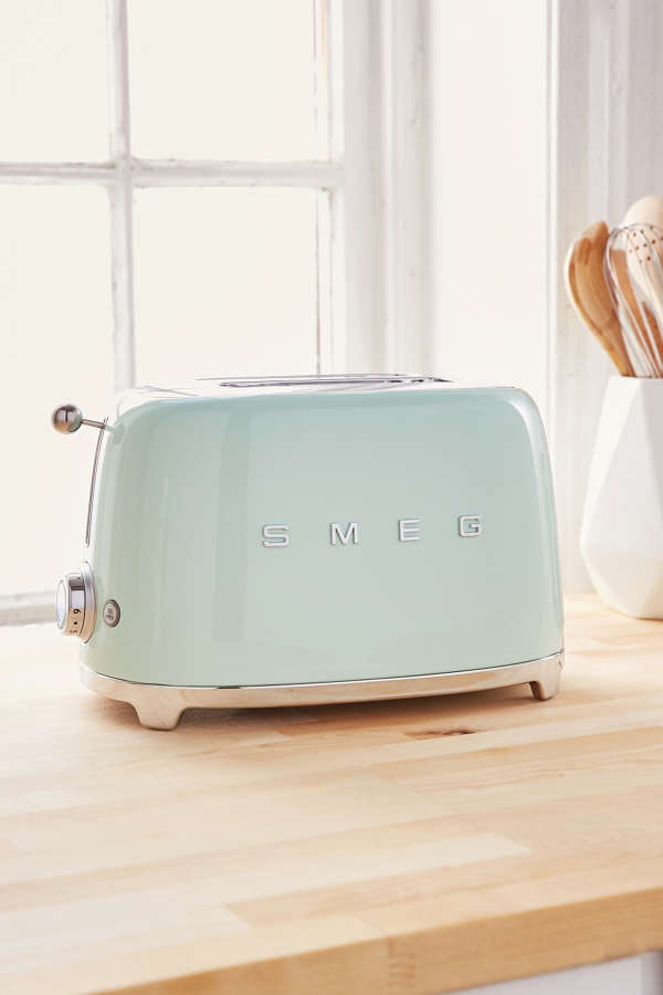 Slide View: 1: SMEG Two Slice Toaster
