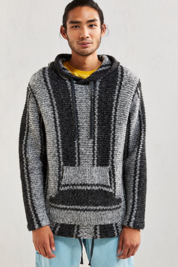 Stussy Chunky Knit Hoodie Sweater Urban Outfitters