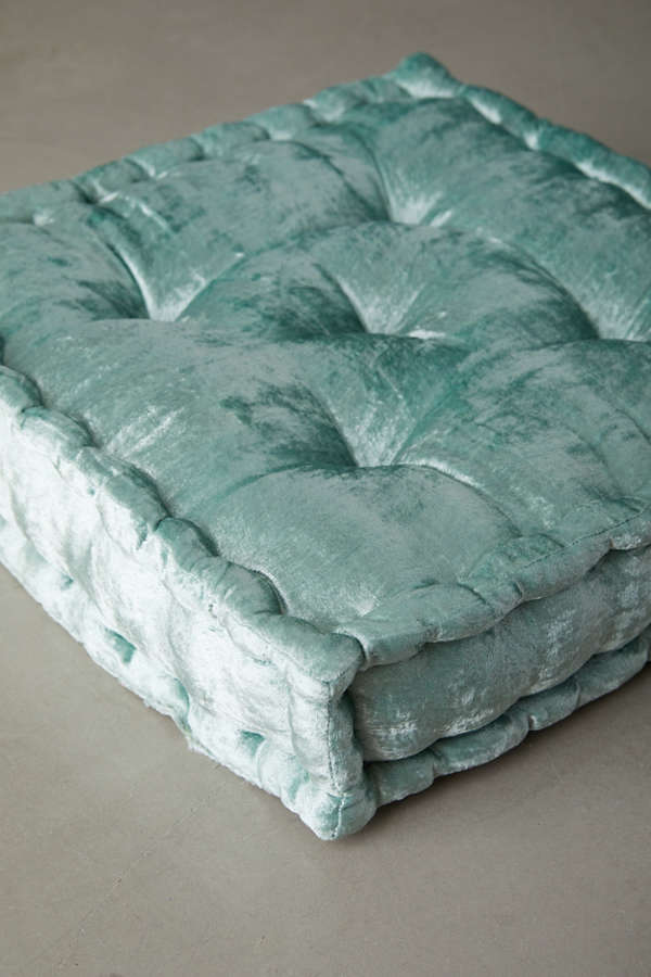 Ruthie Velvet Floor Pillow Urban Outfitters