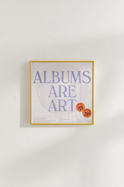 Urban Outfitters 12.5x12.5 Album Frame In Gold