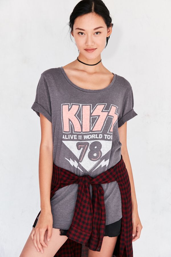 Junk Food Shirttail Band Tee Urban Outfitters