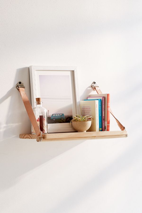 Harper Leather Strap Shelf Urban Outfitters