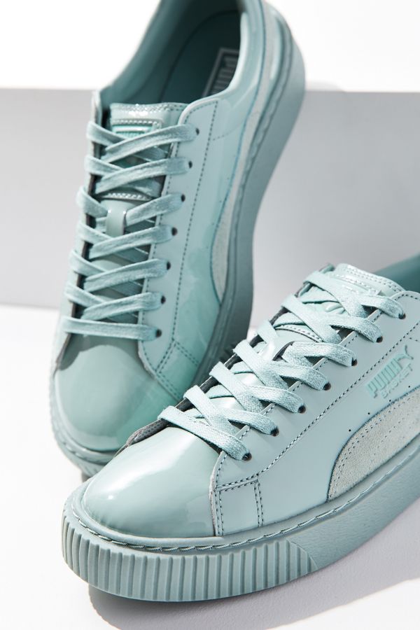 Puma Basket Patent Leather Platform Sneaker | Urban Outfitters