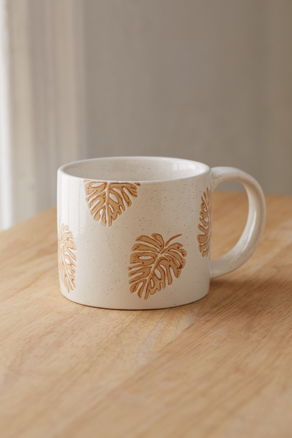 Ceramic Wax Resist Design Mug Urban Outfitters