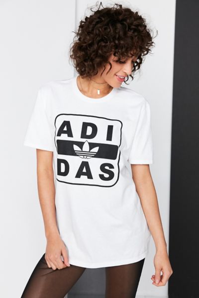 adidas Originals + UO Stenciled Logo Tee