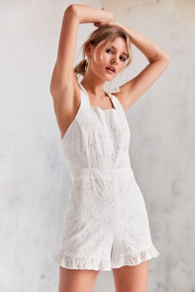 urban outfitters white romper