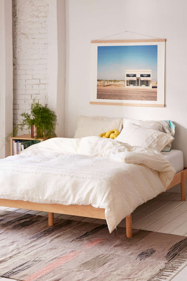 Slide View: 1: Willow Fringe Duvet Cover