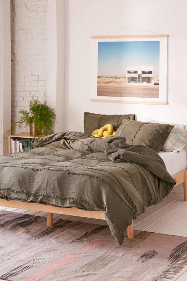 Willow Fringe Cotton Duvet Cover Urban Outfitters