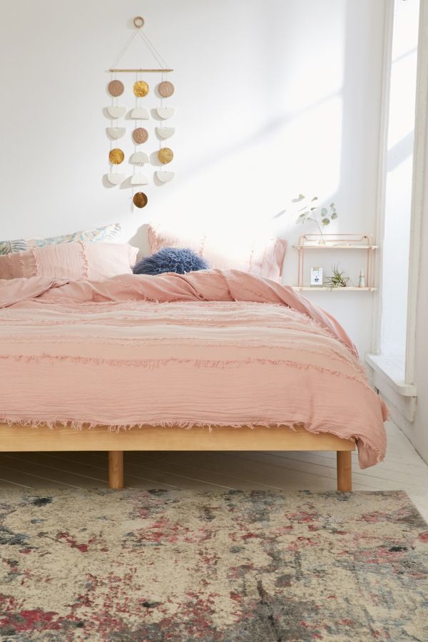 Slide View: 1: Willow Fringe Duvet Cover