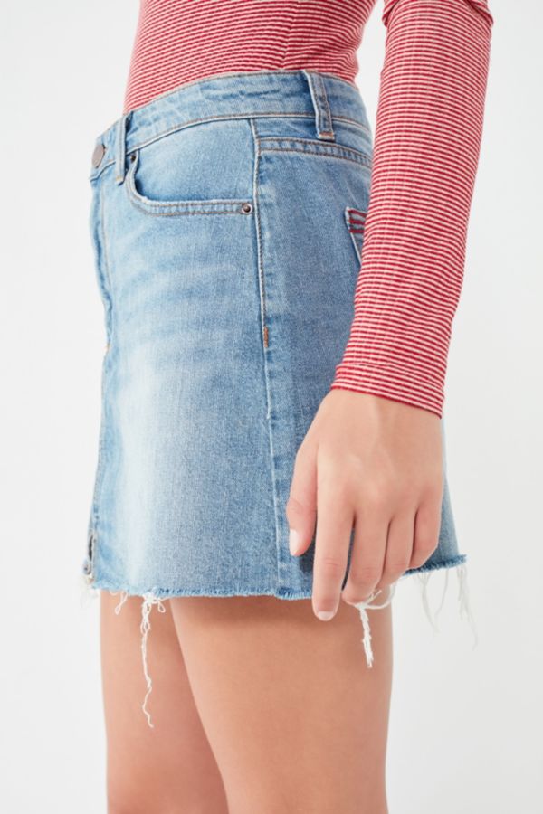 BDG Notched Denim Mini Skirt | Urban Outfitters