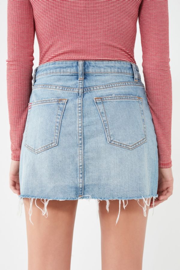 BDG Notched Denim Mini Skirt | Urban Outfitters