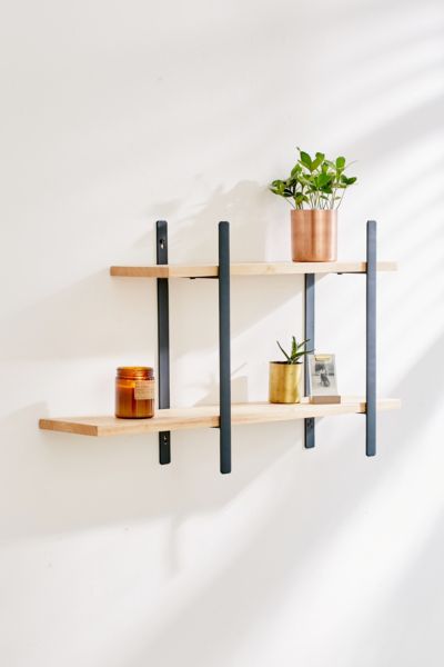 Anton Double Wall Shelf | Urban Outfitters