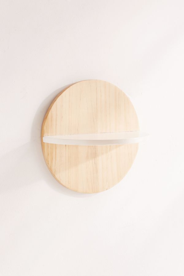 Calista Circle Wooden Wall Shelf Urban Outfitters