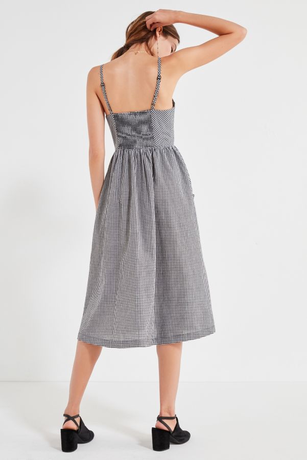 Cooperative Emilia Gingham Button-Down Midi Dress | Urban Outfitters