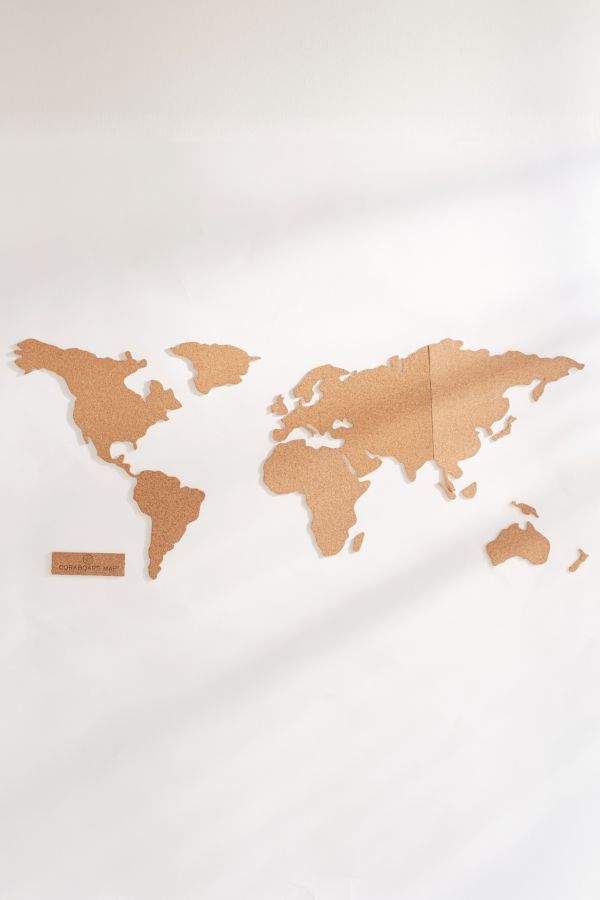 Cork Board World Map