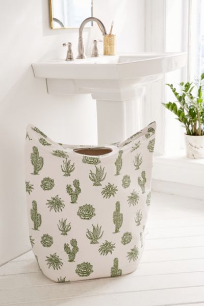 Cactus Standing Laundry Bag Hamper