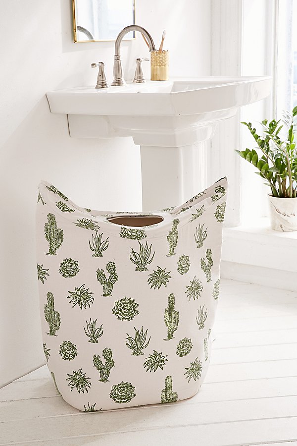 Cactus Standing Laundry Bag Hamper
