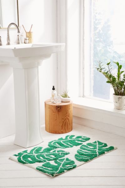 All Over Palm Bath Mat | Urban Outfitters