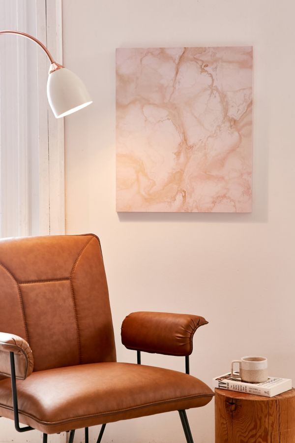 Chelsea Victoria For Deny Pink Marble Canvas Wall Art Urban Outfitters