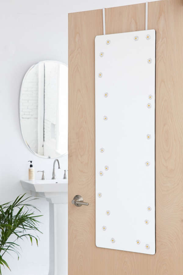 Slide View: 1: Daisy Over-The-Door Mirror