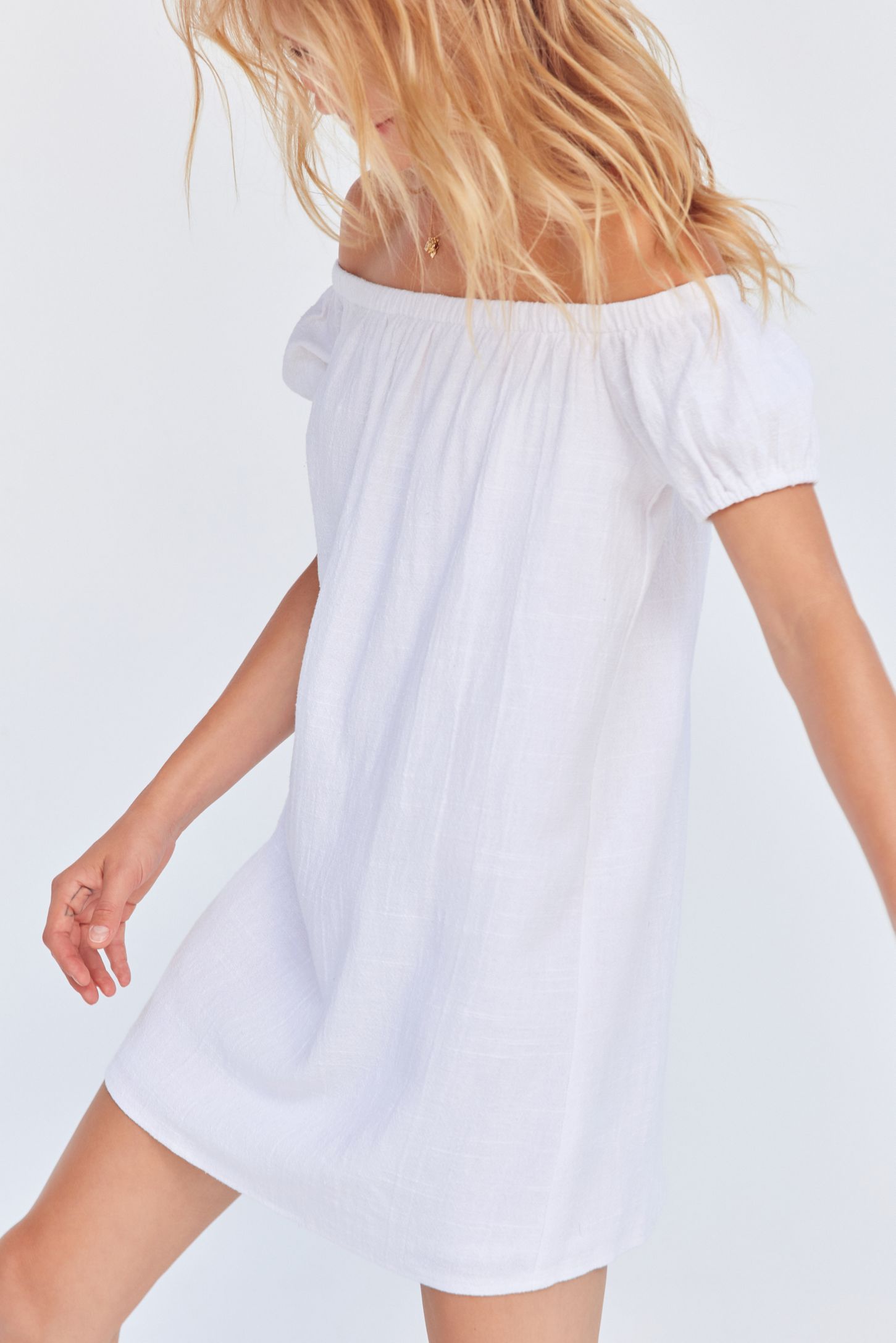 off shoulder linen