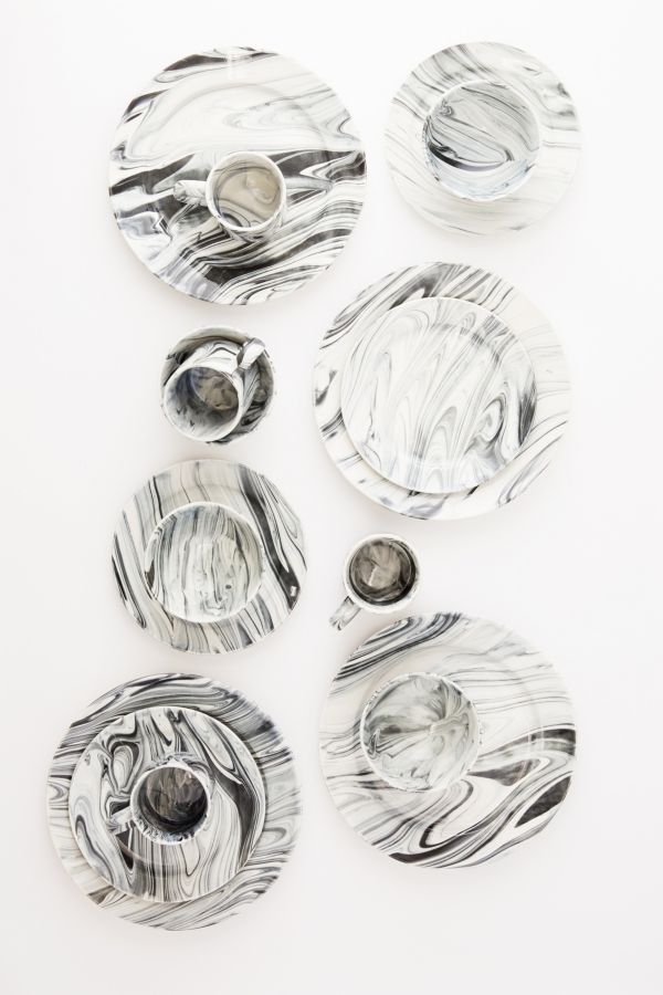 16Piece Marble Glaze Dinnerware Set Urban Outfitters