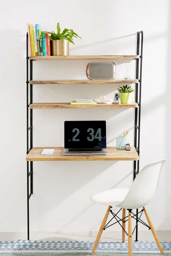 Slide View: 1: Cameron Adjustable Desk Storage System